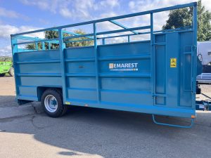 Rolland Demarest cattle trailer.