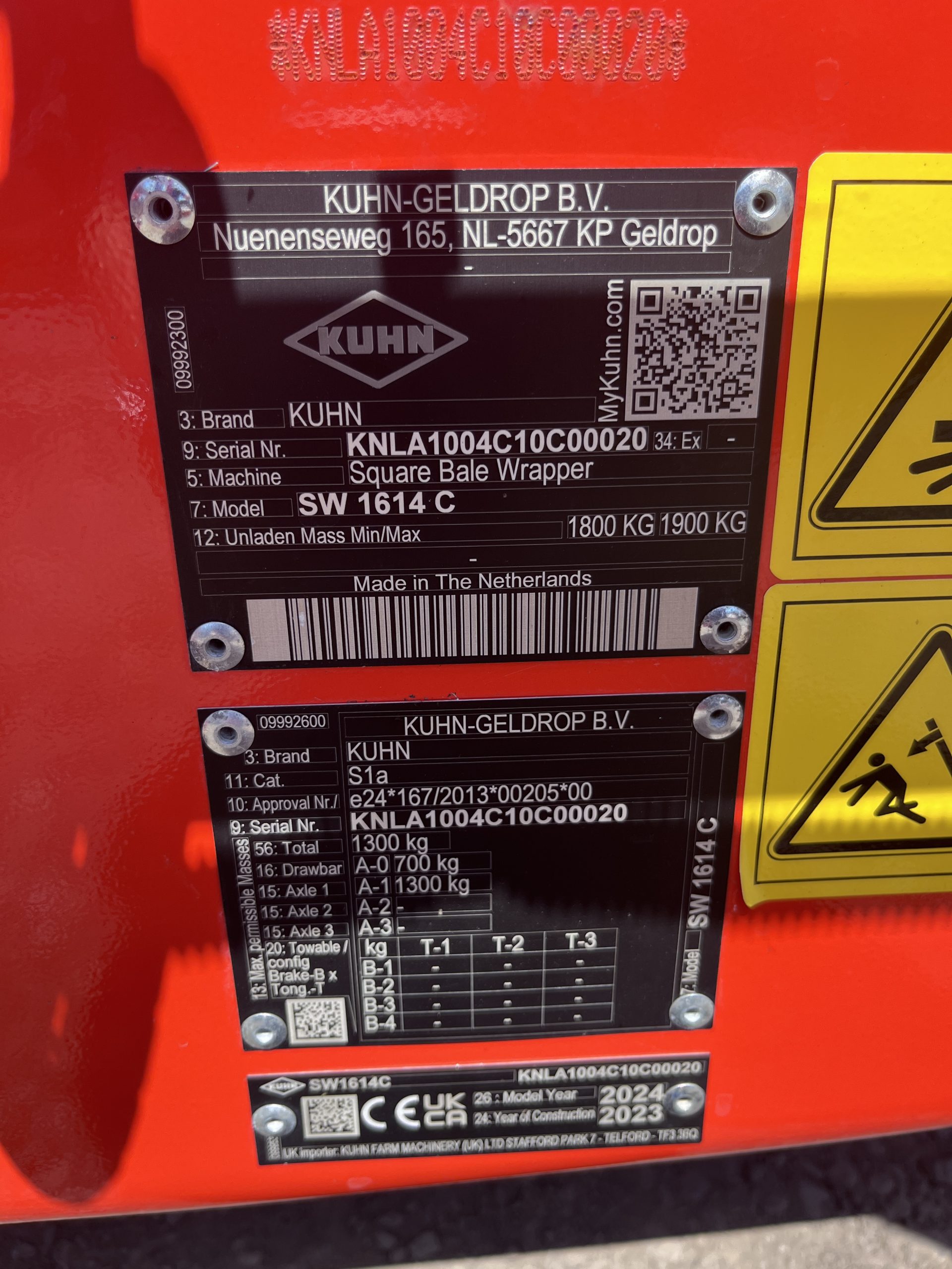 Kuhn SW1614 Bale wrapper - Image 11